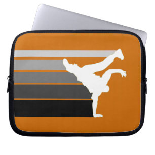 Graue weiße Laptophülse BBOY Steigung Laptopschutzhülle