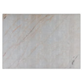 Graue, weiße Marmorplatte Schneidebrett (Vorderseite)