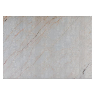 Graue, weiße Marmorplatte Schneidebrett