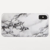 Graue, weiße Marmorplatte Stone Black Crack Case-Mate iPhone Hülle (Rückseite (Horizontal))