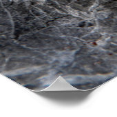 graue, weiße Steinfläche Poster (Ecke)