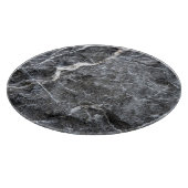 graue, weiße Steinfläche Schneidebrett (Ecke)