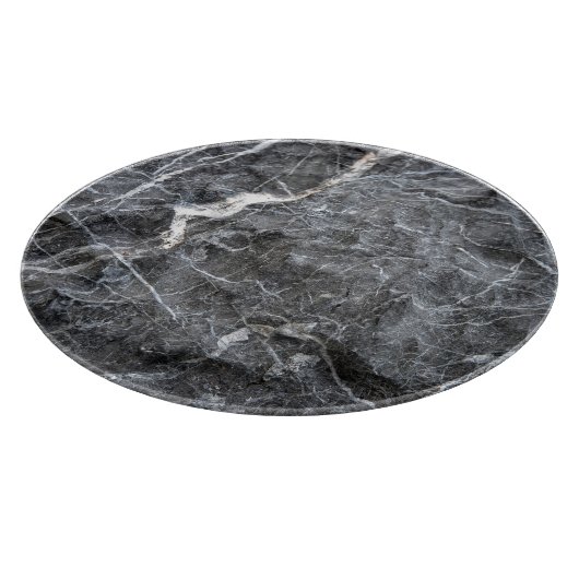 graue, weiße Steinfläche Schneidebrett (Ecke)