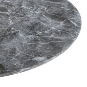 graue, weiße Steinfläche Schneidebrett (Ecke)