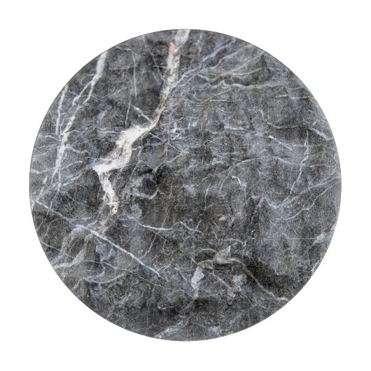 graue, weiße Steinfläche Schneidebrett (Vorderseite)