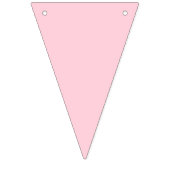 Graue, weiße und pastellrosa Polka Dot Baby Dusche Wimpelkette (Erste Fahne)