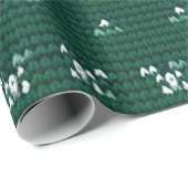 Graue, weiße und rote Weihnachtsbekleidung Geschenkpapier (Rolleneckpunkt)