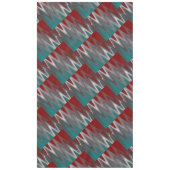 Graue Wellen auf Bordeaux aquamarin Tischdecke (Vorderseite)