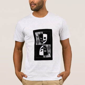 Graue Wildcard Poker Diamonds Inspiriertes benutze T-Shirt