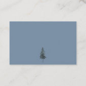 Graue Wilderness-Baby-Party-Windel-Raffle-Einlage Treuekarte (Rückseite)