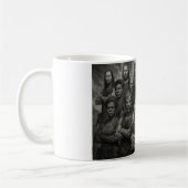 Graue Willenskraft-Kaffeetasse Kaffeetasse (Links)