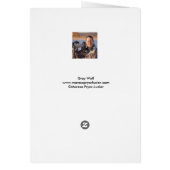 Graue Wolf Note Card (Hinten)