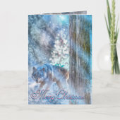 Graue Wolf-SAISON DER WOLF-Karte Karte (Vorderseite)