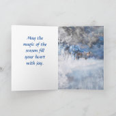 Graue Wolf-SAISON DER WOLF-Karte Karte (Innenseite)