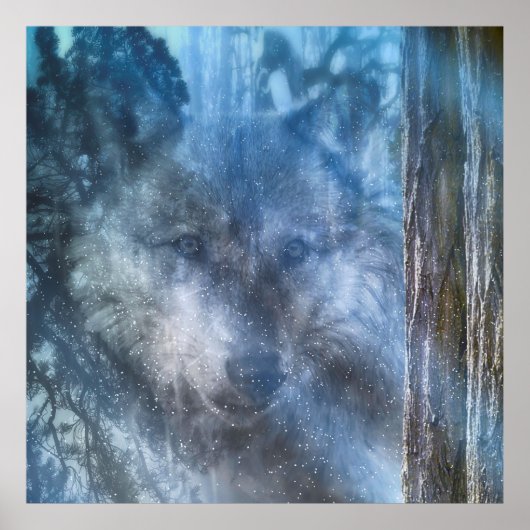 Graue Wolf-SAISON DER WOLF Poster (Vorne)