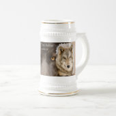 Graue Wölfe Bierglas (VorderseiteRechts)