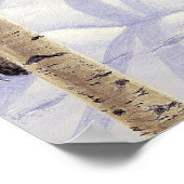 Graue Wölfe im Schneegemälde - Poster (Ecke)