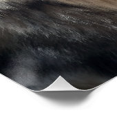 Graue Wölfe in der Wildnis Poster (Ecke)