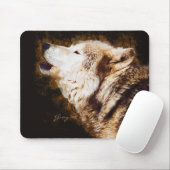 Graue Wölfe von Yellowstone Mousepad (Mit Mouse)