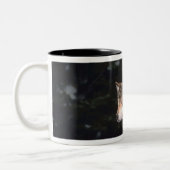 Graue Wölfe Zweifarbige Tasse (Links)