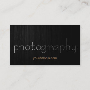 Graue Wood Fotograf Artist Business Card Visitenkarte