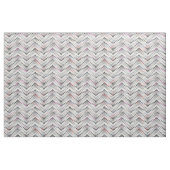 Graue Zackzag Stoff (Fat Quarter (45,7 x 55,9 cm))