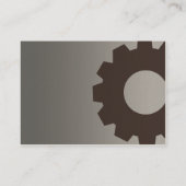 Graue Zähne - mollig Visitenkarte (Rückseite)