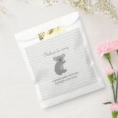 Graue Zickzack Koala Bär Baby Dusche Beutel Geschenktütchen (Versiegelt)