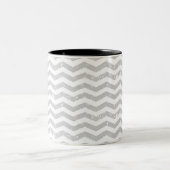 Graue Zickzack Tasse (Mittel)