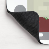 graue Zombie Mousepad (Ecke)