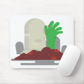 graue Zombie Mousepad (Mit Mouse)