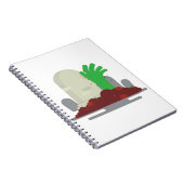 graue Zombie Notizblock (Rechte Seite)