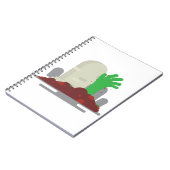 graue Zombie Notizblock (Linke Seite)