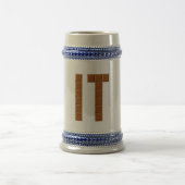 GRAUEN/Blauen ITALIEN SCHOKOLADE Bierglas (Mittel)