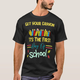 Grauen Sie sich am ersten Schultag T-Shirt