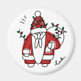 grauenhafter Santa Magnet
