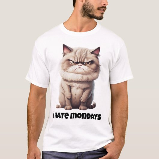 grauenvolle Katze T-Shirt (Vorderseite)