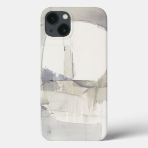 Grauer abstrakter Druck der Improvisations-I Case-Mate iPhone Hülle