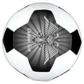 Grauer Adler mit zwei Köpfen Fußball (Gedreht)