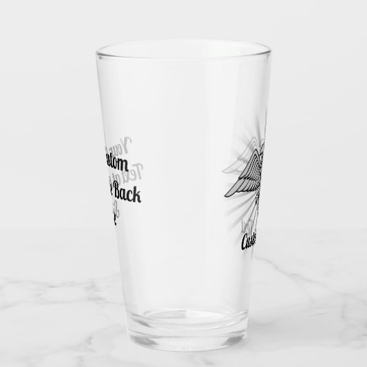 Grauer Adler mit zwei Köpfen Glas (Rechts)