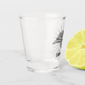 Grauer Adler mit zwei Köpfen Shotglas Schnapsglas (Links)