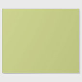 Grauer Apfelgrün (Vollfarbe) Geschenkpapier (Flach)