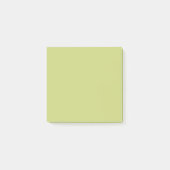 Grauer Apfelgrün (Vollfarbe) Post-it Klebezettel (Vorderseite)