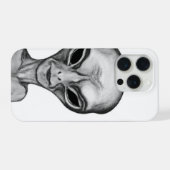 Grauer Außerirdischer, ich will glauben iPhone Hülle (Rückseite (Horizontal))