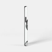 Grauer Außerirdischer iPhone Hülle (Rechte Seite)