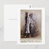 Grauer Bär 1880 Postkarte (Vorne/Hinten)