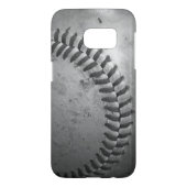 Grauer Baseball Case-Mate Samsung Galaxy Hülle (Rückseite)