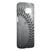 Grauer Baseball Case-Mate Samsung Galaxy Hülle (Rückseite/rechts)