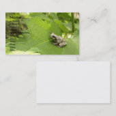 Grauer Baum-Frosch Visitenkarte (Vorne/Hinten)
