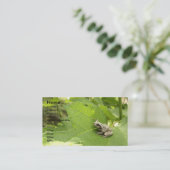 Grauer Baum-Frosch Visitenkarte (Stehend Vorderseite)